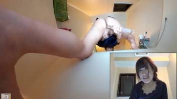 Asian chick satisfies his kinky fetishes with scat