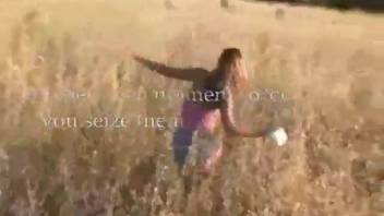 Victoria Lee took a dump in a meadow